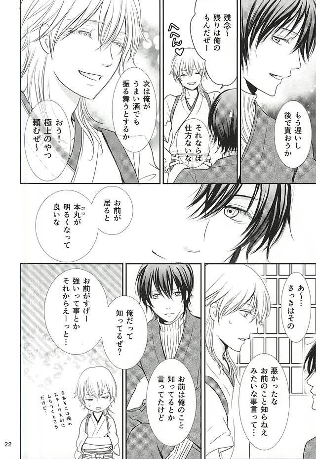 (C88) [Ayayuki (Chima)] Toraware no. (Touken Ranbu) page 19 full