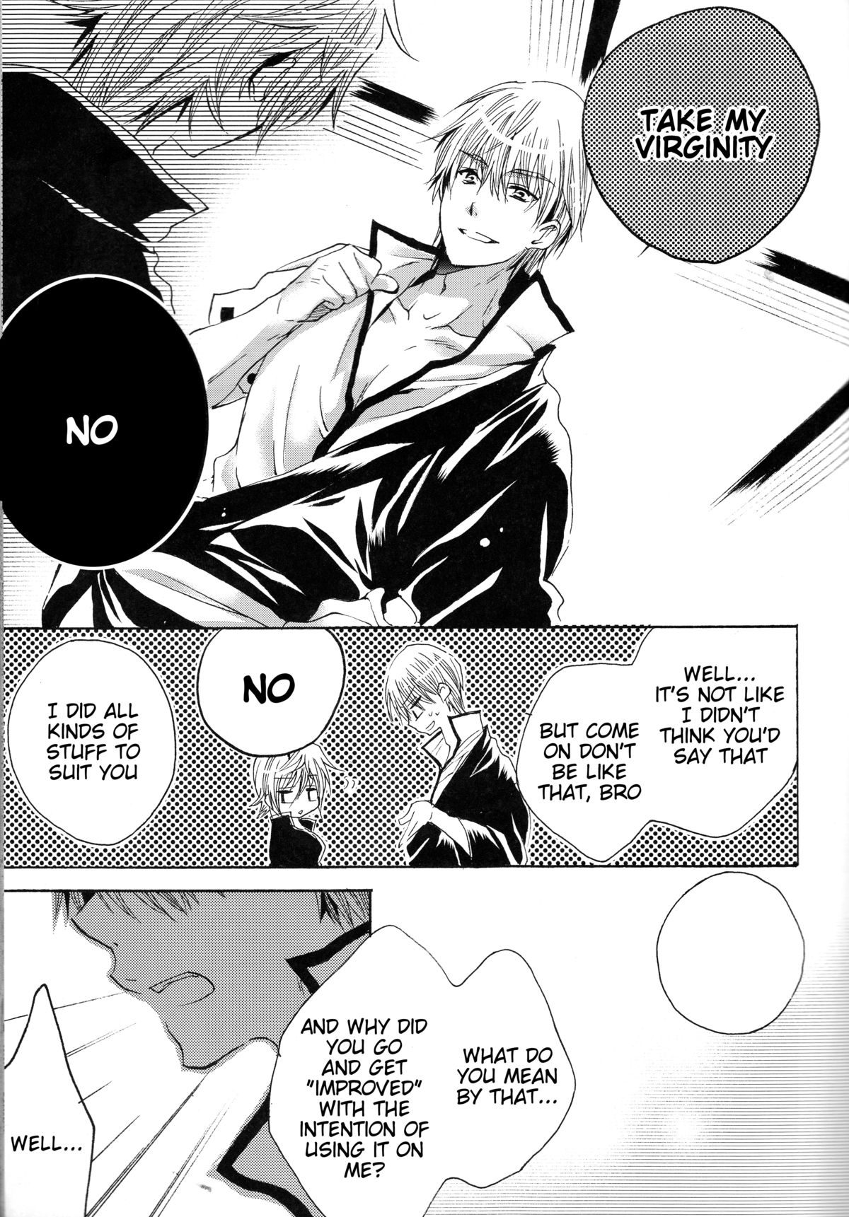 (SUPER24) [Rekka (Izumi Asuka)] Omae wa Dare to Kiss o Suru? Side K (Gintama) [English] [Tigoris Translates] page 9 full