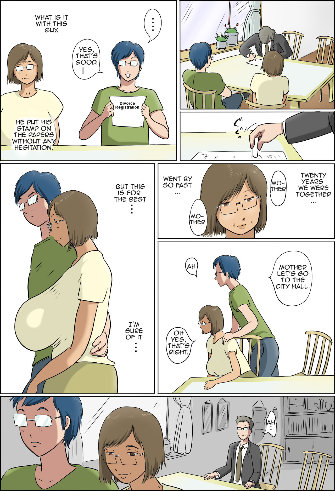 [Zenmai Kourogi] Haha to Musuko no Kazoku Seikatsu | Family Life of Mother and Son [English] [Amoskandy] page 86 full