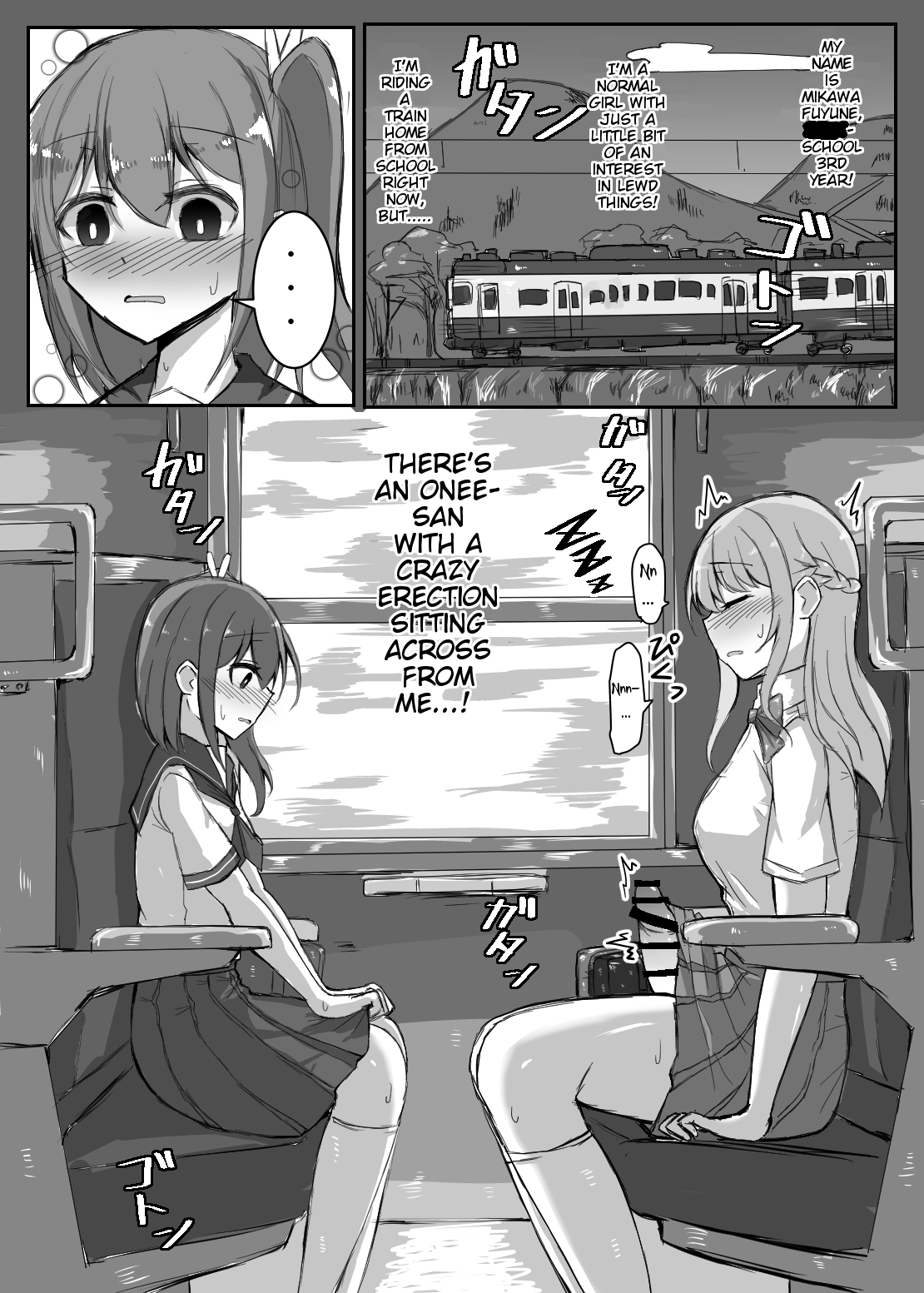 [Shimau Seisakujo (Shimau Sorine)] Onnanoko ga Inemuri shiteru Futanari Onee-san ni Itazura shichau Hon [English] [Digital] page 3 full