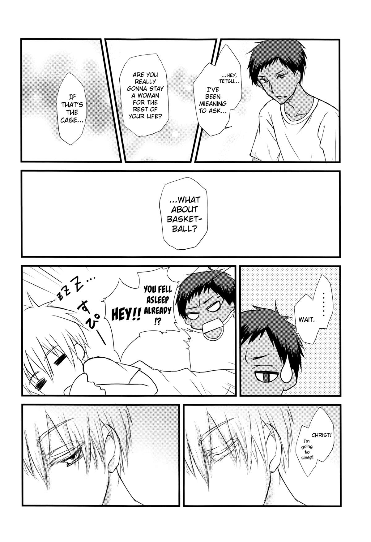 (C86) [Lamipas (Migiwa)] Kinou no Kare to Ashita no Kanojo (Kuroko no Basuke) [English] [biribiri] page 14 full