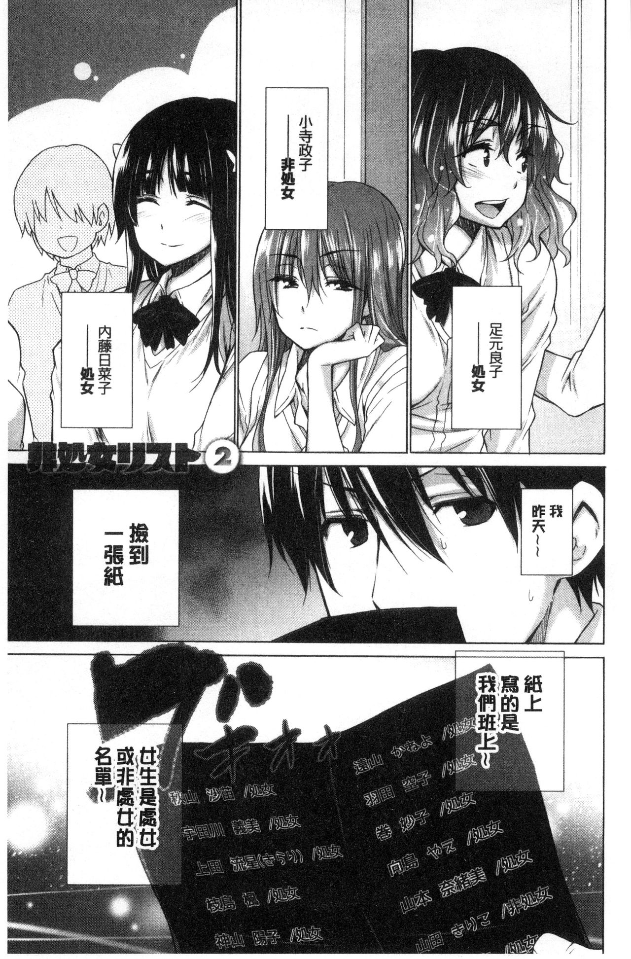 [Miyano Kintarou] Hishoujo List - The Non-Virgin List  | 非處女的名單 [Chinese] page 27 full