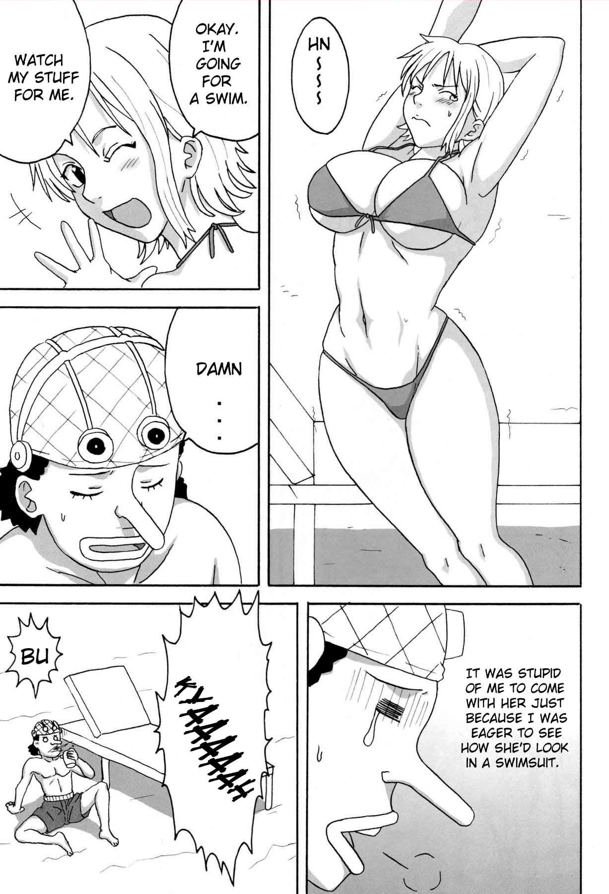 (SC39) [Naruho-dou (Naruhodo)] Ii Nami Yume Kibun | Good Nami Dream Feeling (One Piece) [English] [doujin-moe.us] page 4 full