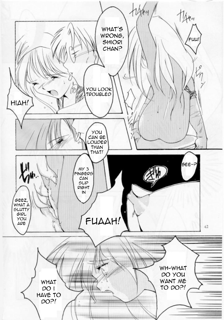 (C50) [HIGH RISK REVOLUTION (Iwasaki Hiromasa, Aizawa Hiroshi)] Shiori Dai-Yon-Shou Futarime no Jushin (Joukan) (Tokimeki Memorial) [English] =LWB= page 41 full