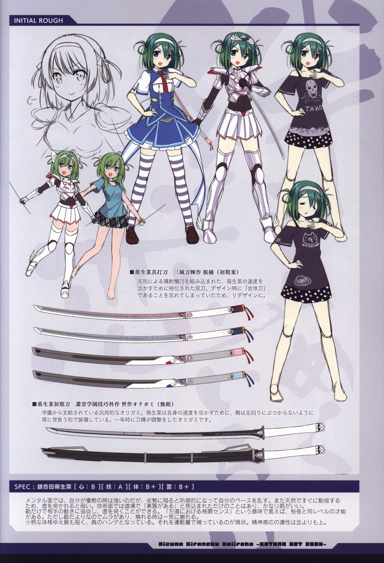 Kizuna Kirameku Koi Iroha KATANA ART BOOK page 30 full