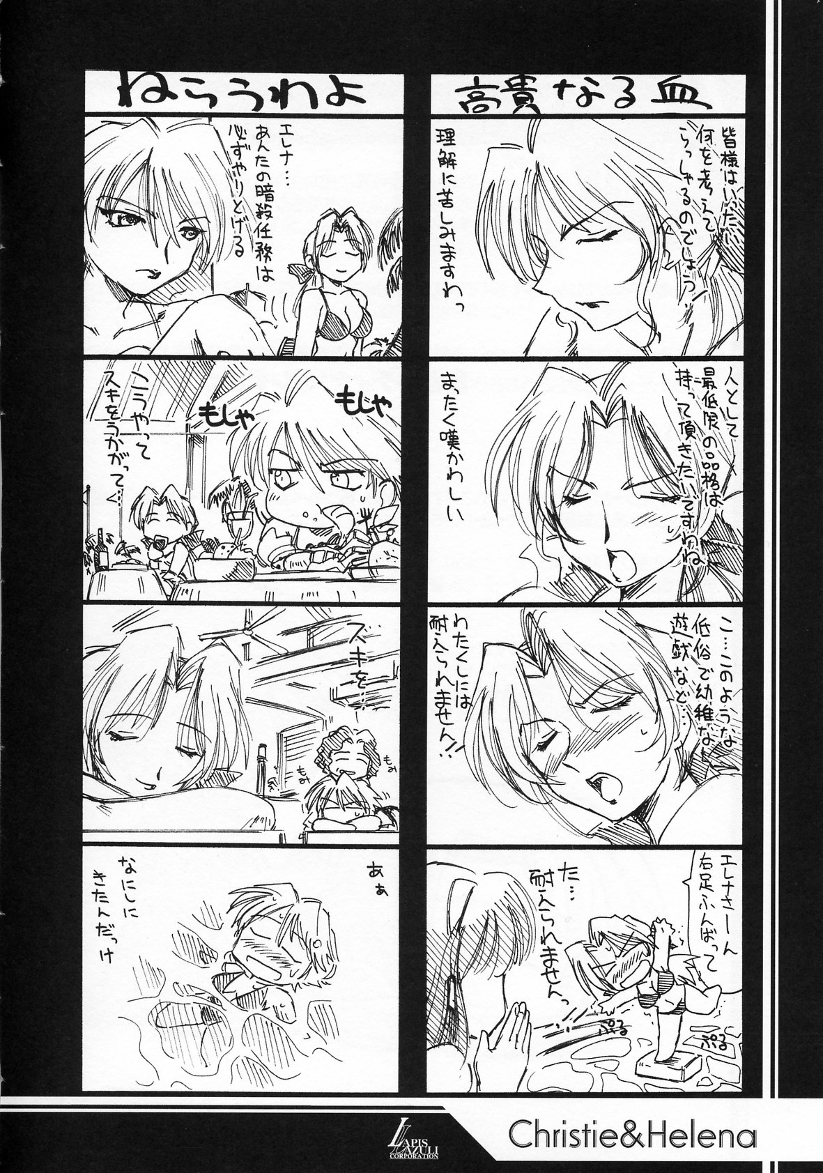 (C63) [UA Daisakusen (Harada Shoutarou)] Ruridou Gahou CODE:19 (Dead or Alive) page 12 full