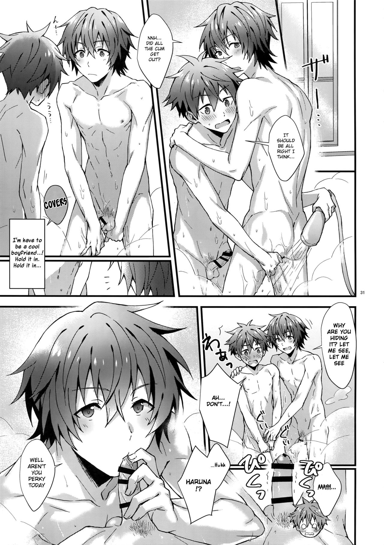 (MIRACLEFESTIV@L!!12) [Rofu Pukaj (Nesou)] Zenkai! Toshishita Kareshi-Ryoku | Full Power! A Younger Boyfriend's Capability (THE IDOLM@STER SideM) [English] [Anzu] page 30 full
