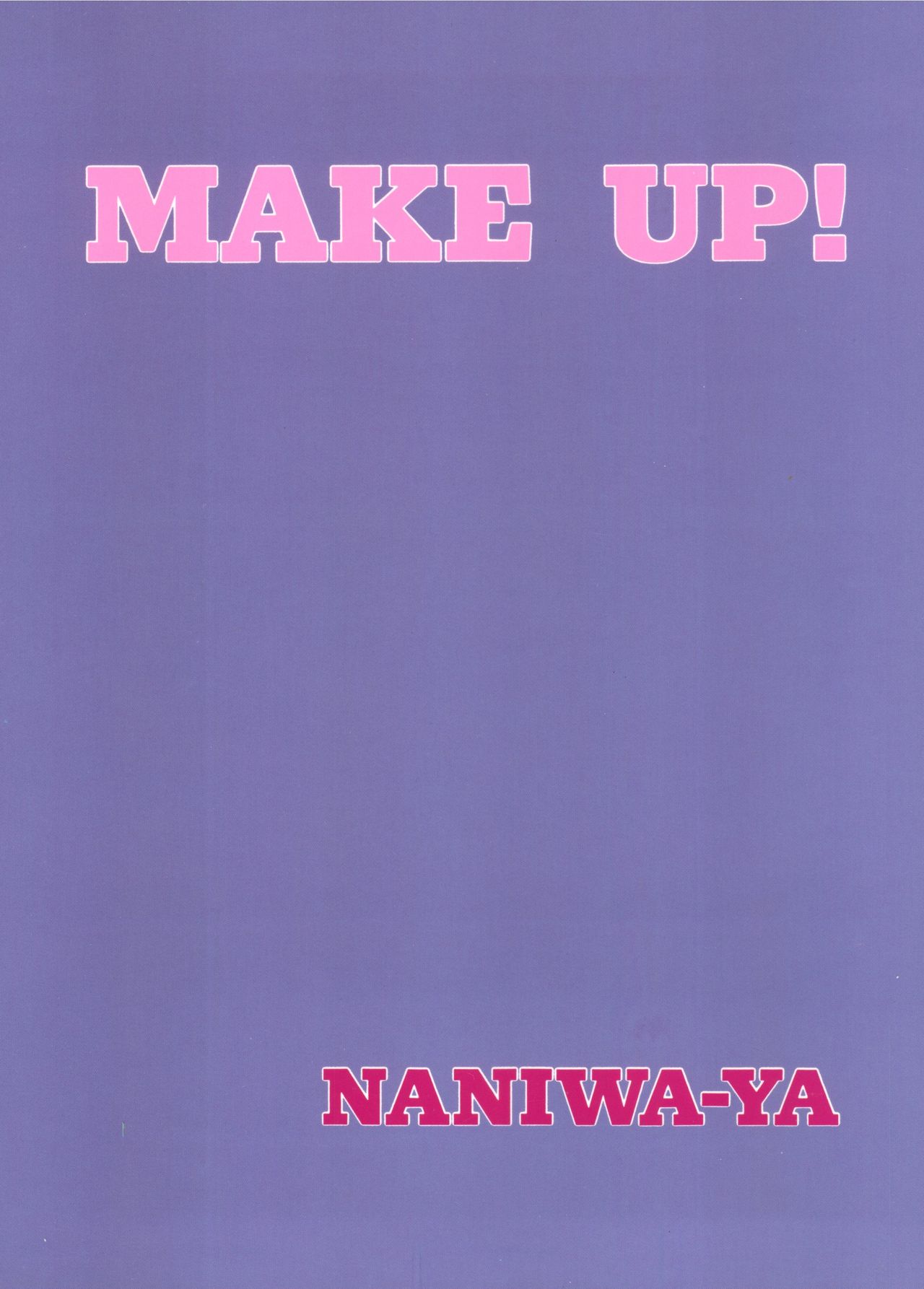(C42) [Naniwaya (Various)] MAKE UP (Bishoujo Senshi Sailor Moon) page 50 full