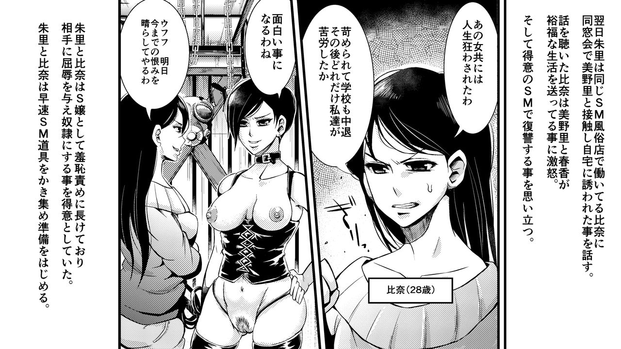 [Onna ni Yoru Onna e no Ryoujoku] Akuma no Dousoukai - Ijimerareta Fukushuu no Makuake page 4 full