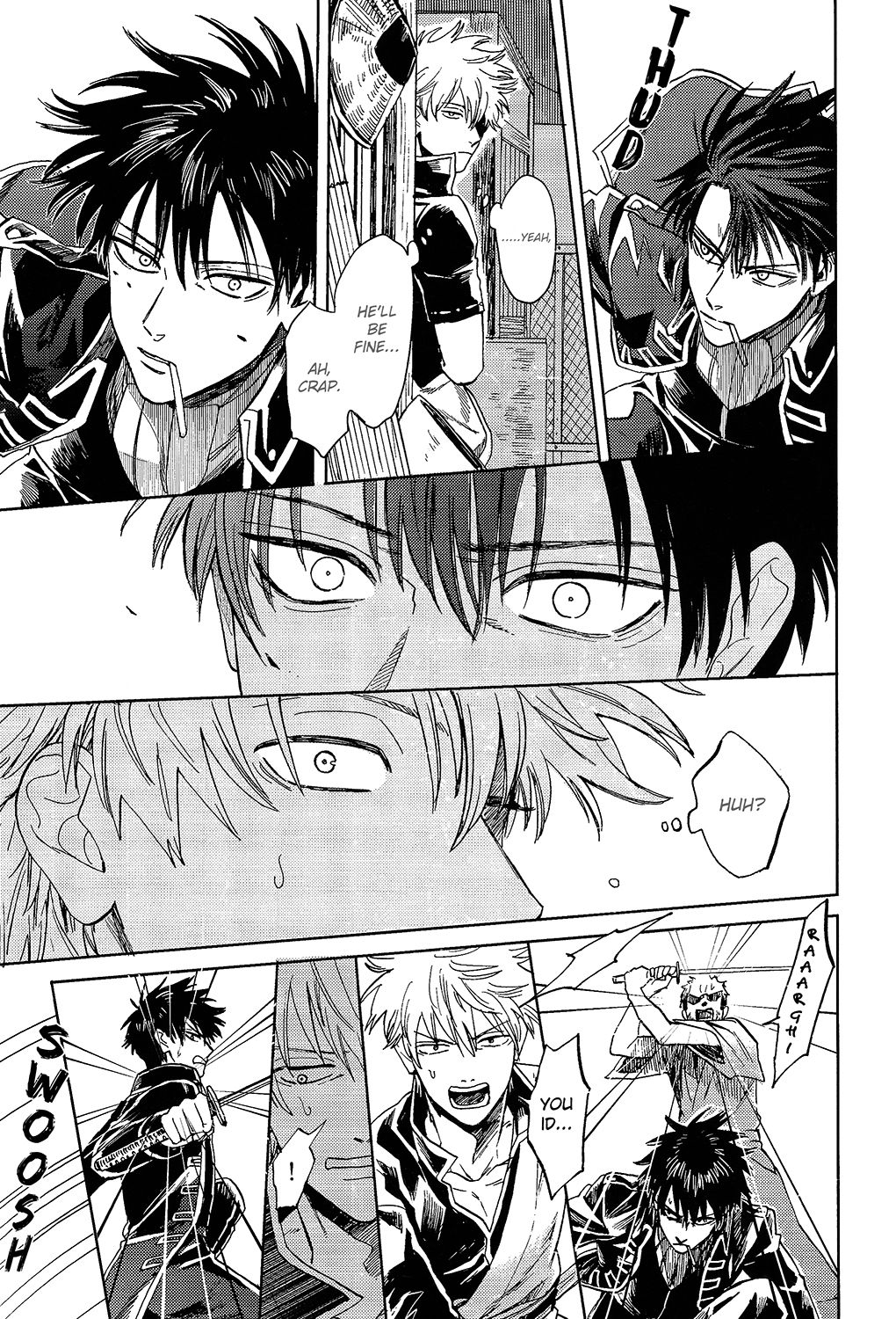 (C94) [Gekirin (Syaku)] Yowacchimauze | Become Weak (Gintama) [English] [Baragaki Scans] page 19 full