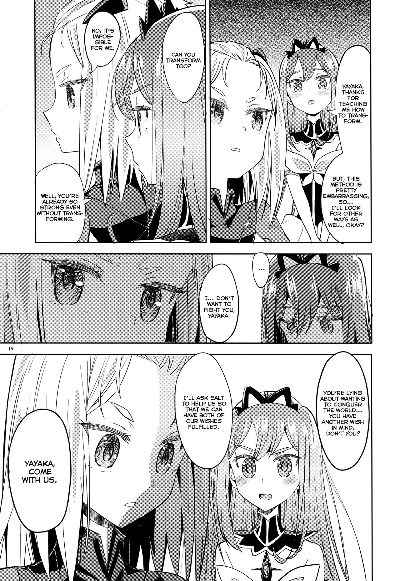 (C91) [Nedaore (Ayane)] Sore dakara Watashi wa Henshin Dekinai | So that's why I can't transform (Flip Flappers) [English] [Lazy Lily & 8/u/ Scanlations] page 16 full