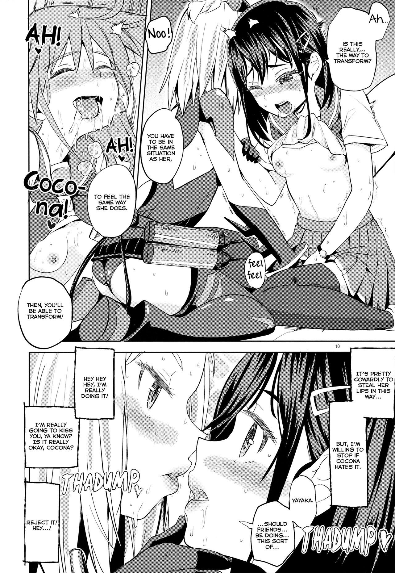 (C91) [Nedaore (Ayane)] Sore dakara Watashi wa Henshin Dekinai | So that's why I can't transform (Flip Flappers) [English] [Lazy Lily & 8/u/ Scanlations] page 11 full