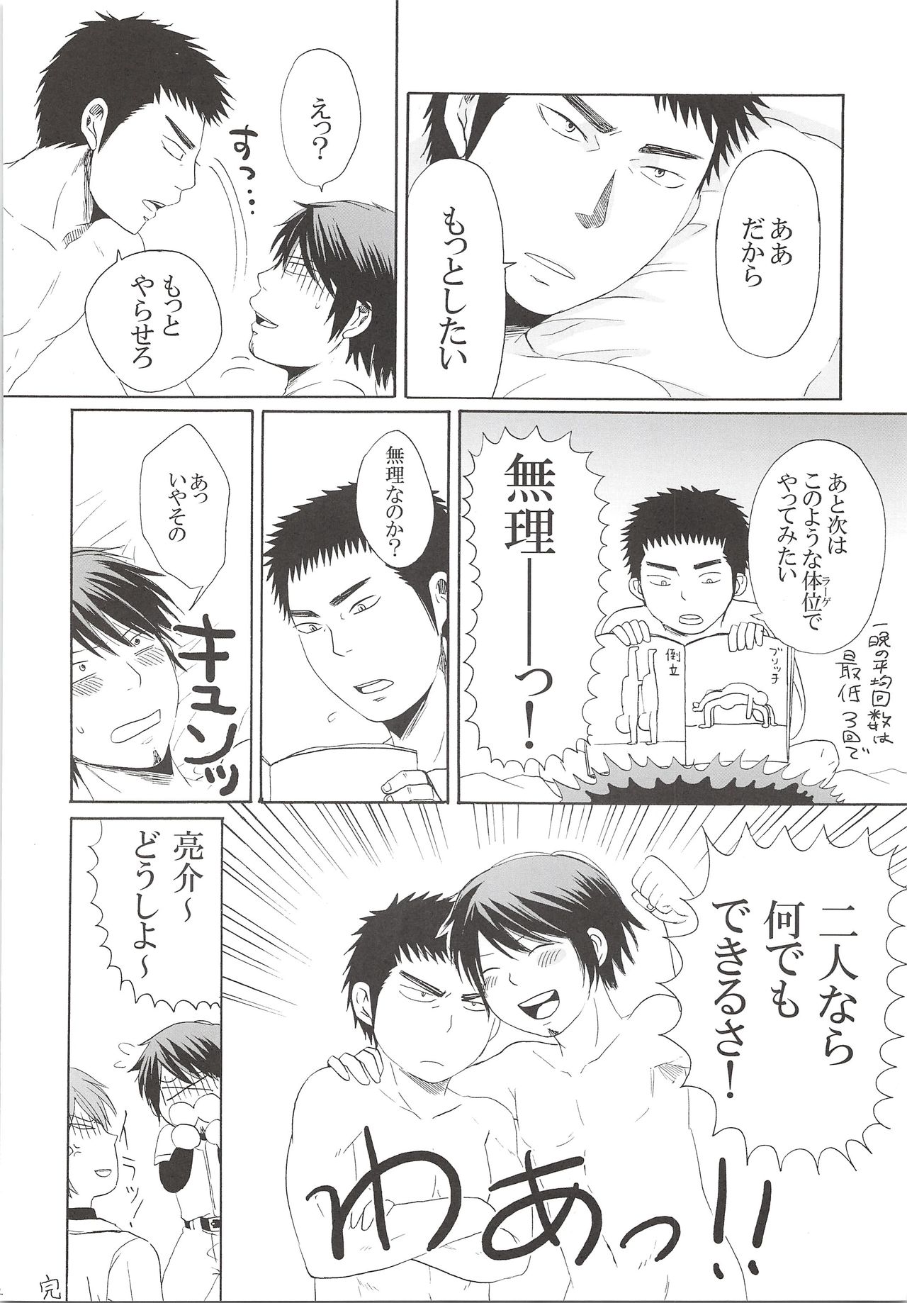 (C78) [Shirokuro Aniki (Sanden Kei)] THE LONGEST DAY (Daiya no Ace) page 31 full