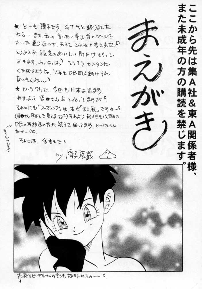 (C53) [Chirigami Goya, Fusuma Goten (Shouji Hariko)] HOHETO (Dragonball) page 5 full