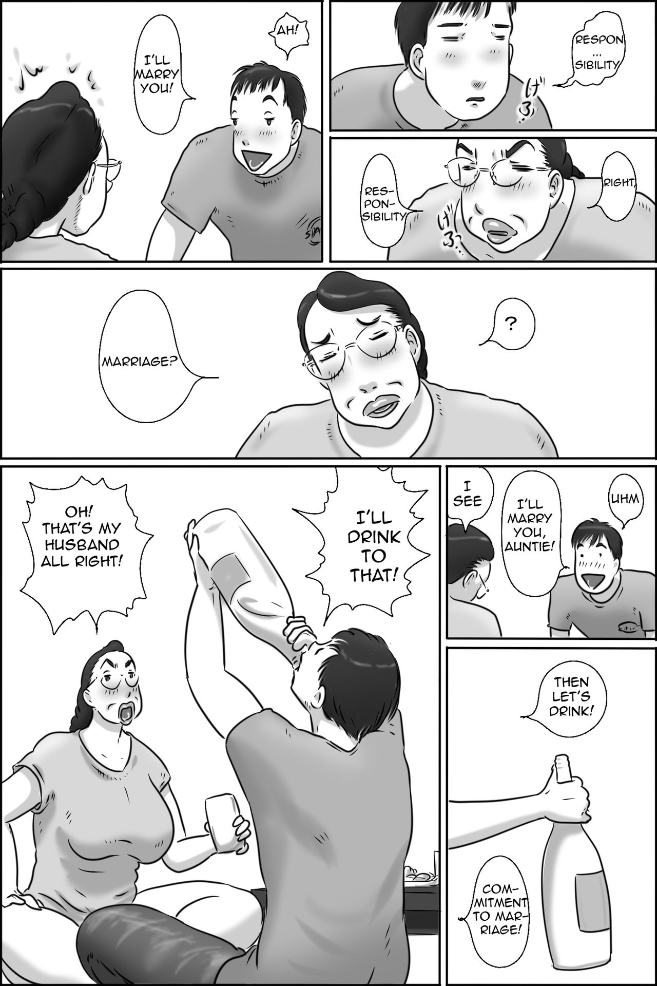 [Zenmai Kourogi] Shimura no Oba-chan | Aunt Shimura [English][Amoskandy] page 27 full