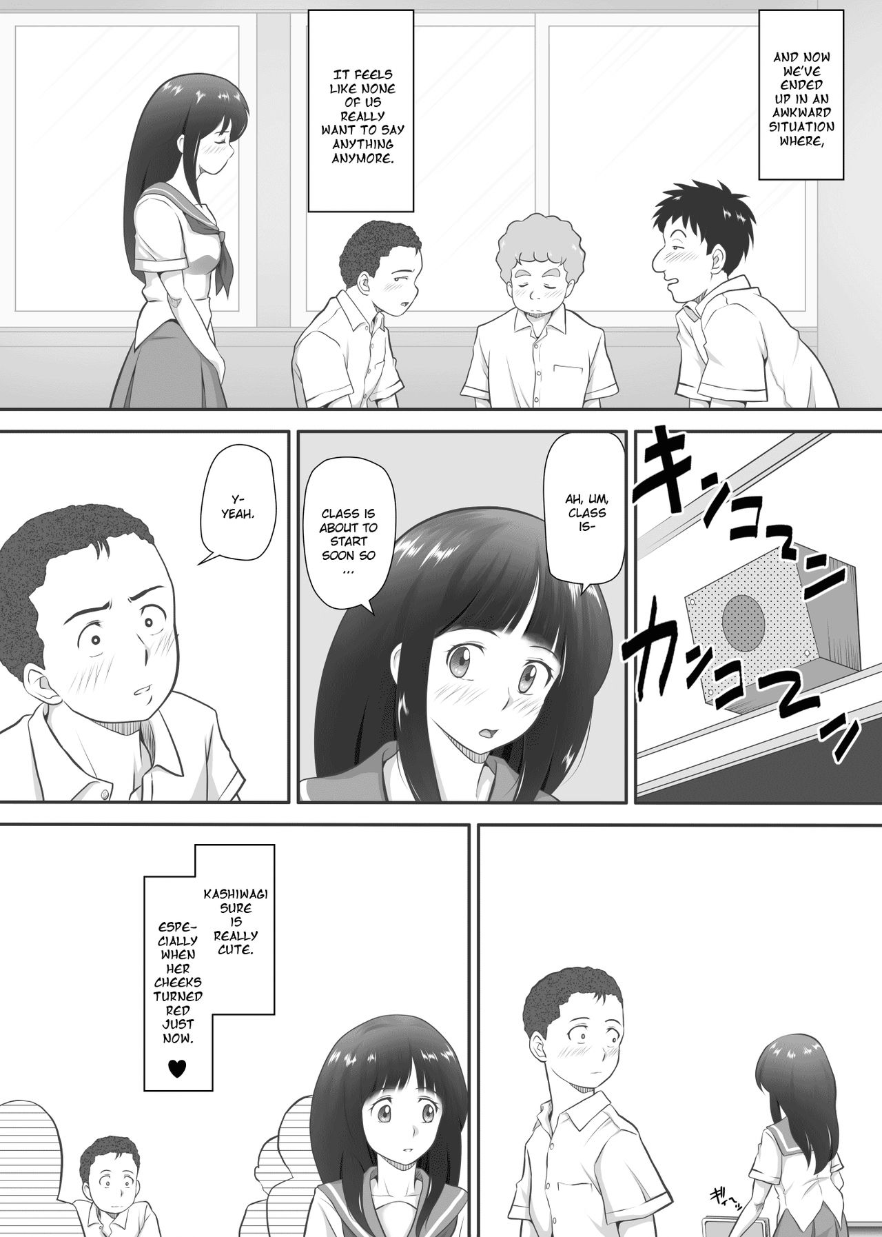 [Kagura Hitsuji] Amarimono - Doutei Shojo o Sotsugyou shiteiku Doukyuusei-tachi - | Leftovers - Classmates who lost their Virginity - [English] page 6 full