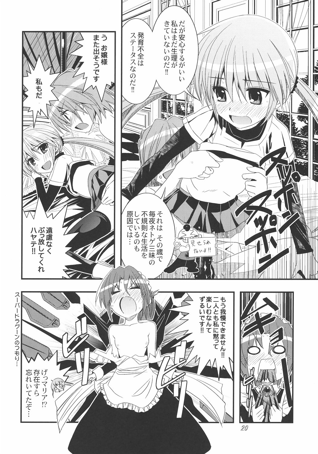 [Byousatsu Tanukidan (Saeki Tatsuya)] Saikai!? Shaa to Seira (Hayate no Gotoku!) page 19 full