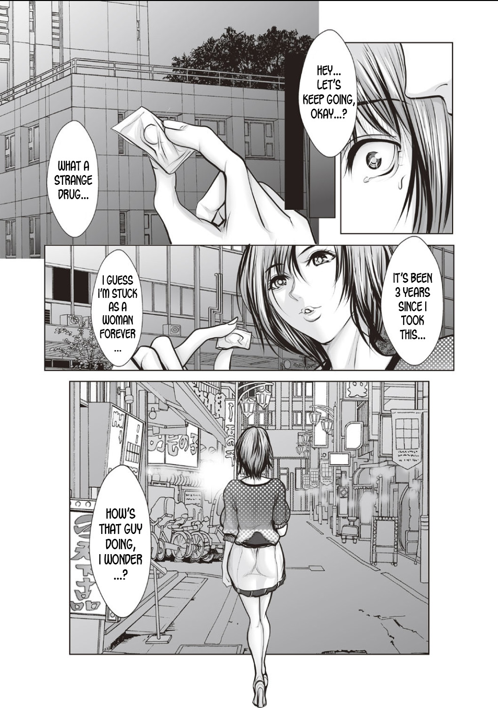 [San Kento] Mugen ni Kanjiru Onna no Karada | Endless Enjoyment of a Woman's Body (Nyotaika Shitara Moteasobarete Arata na Kairaku ni Mezamechatta) [English] [desudesu] page 19 full