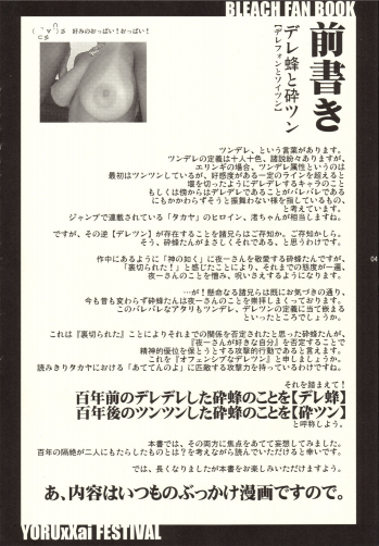 (C68) [VARIABLE (Yukiguni Eringi)] YORUxXAI FESTIVAL (Bleach) - page 3