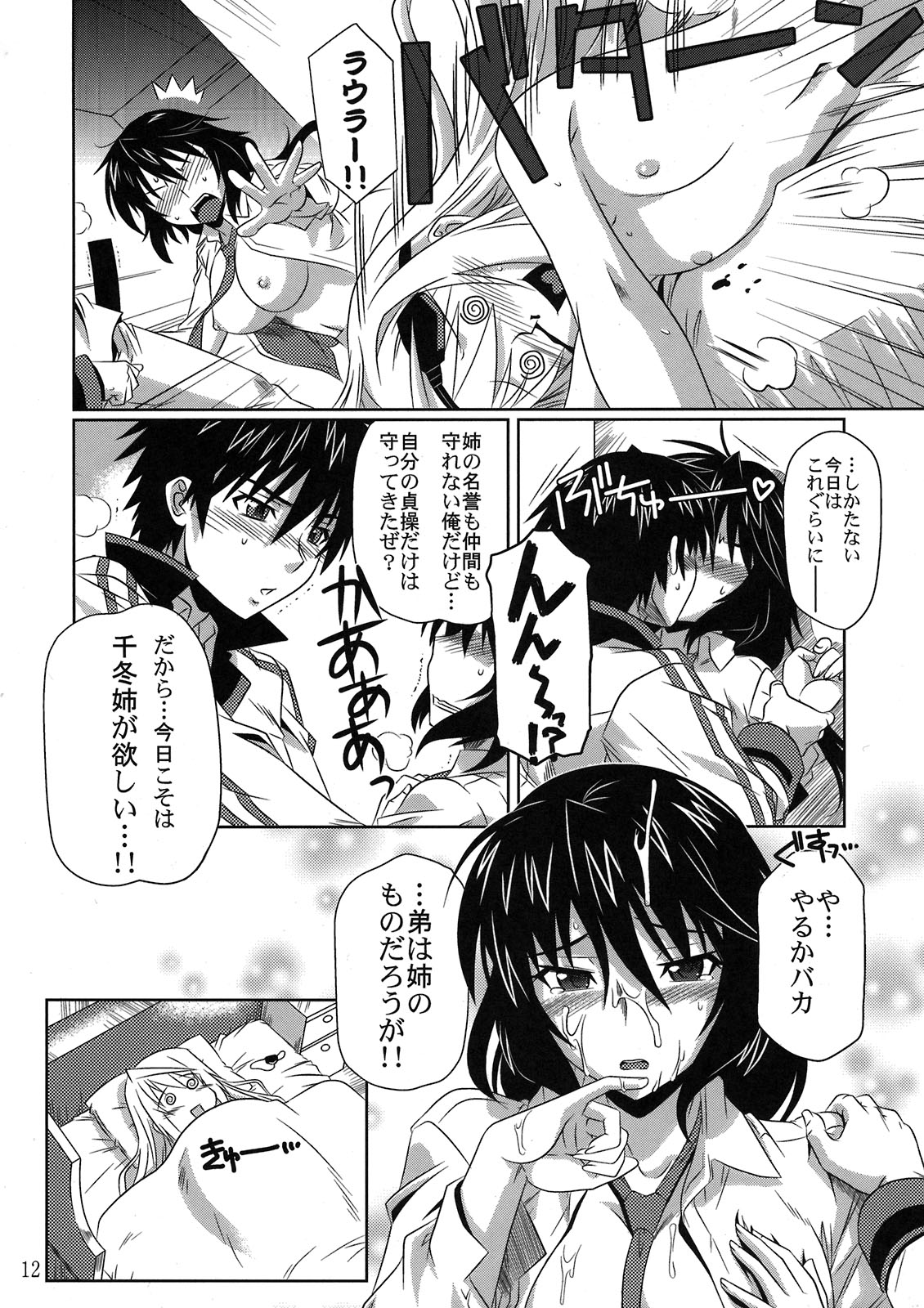 (C80) [CAZA MAYOR (Tsutsumi Akari)] is Incest Strategy (IS <Infinite Stratos>) page 12 full