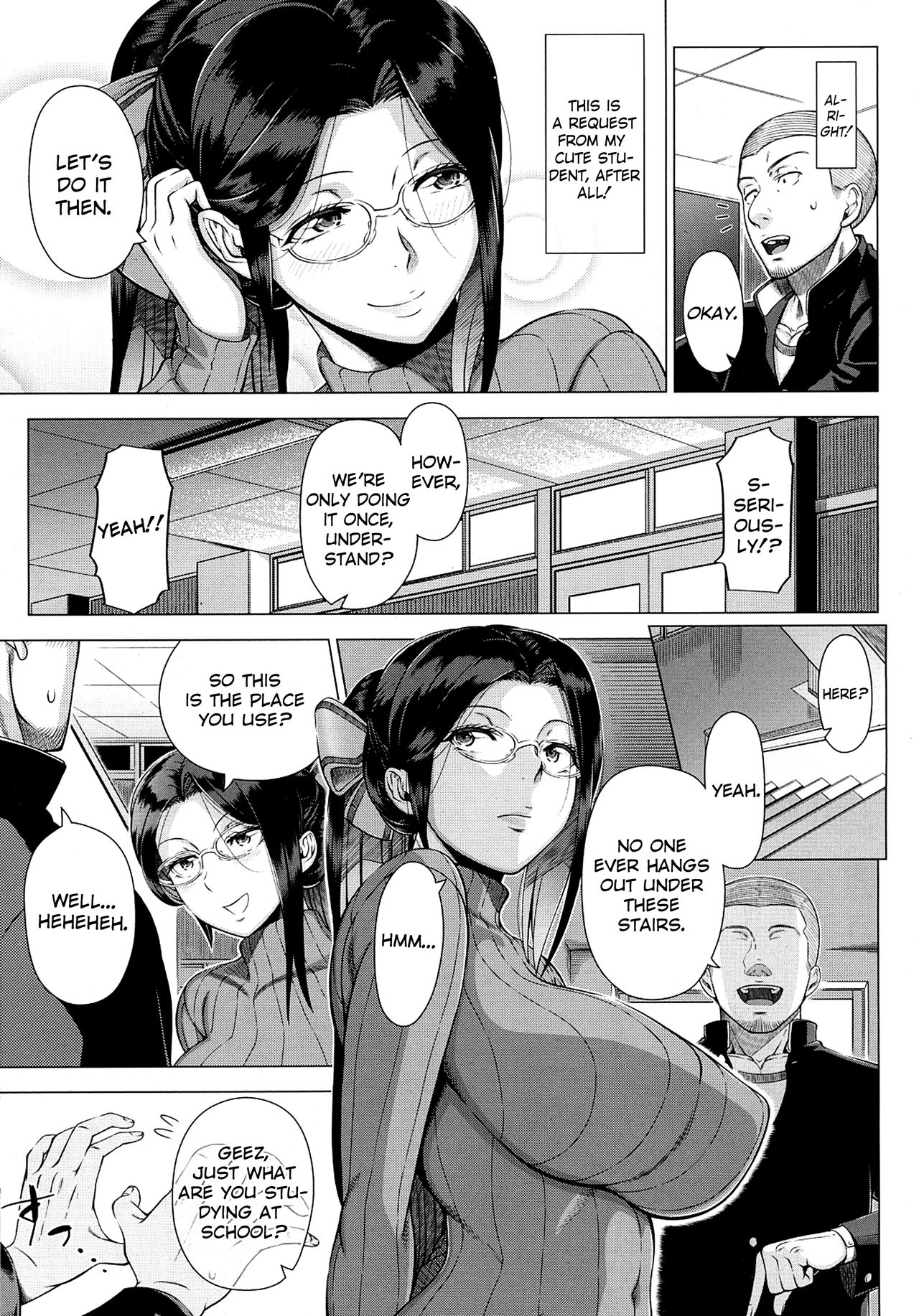 [Shinozuka Yuuji] Yukino Sensei no Seikyouiku | Mrs. Yukino's Sex Education (COMIC saseco Vol. 1) [English] =The Lost Light= page 7 full