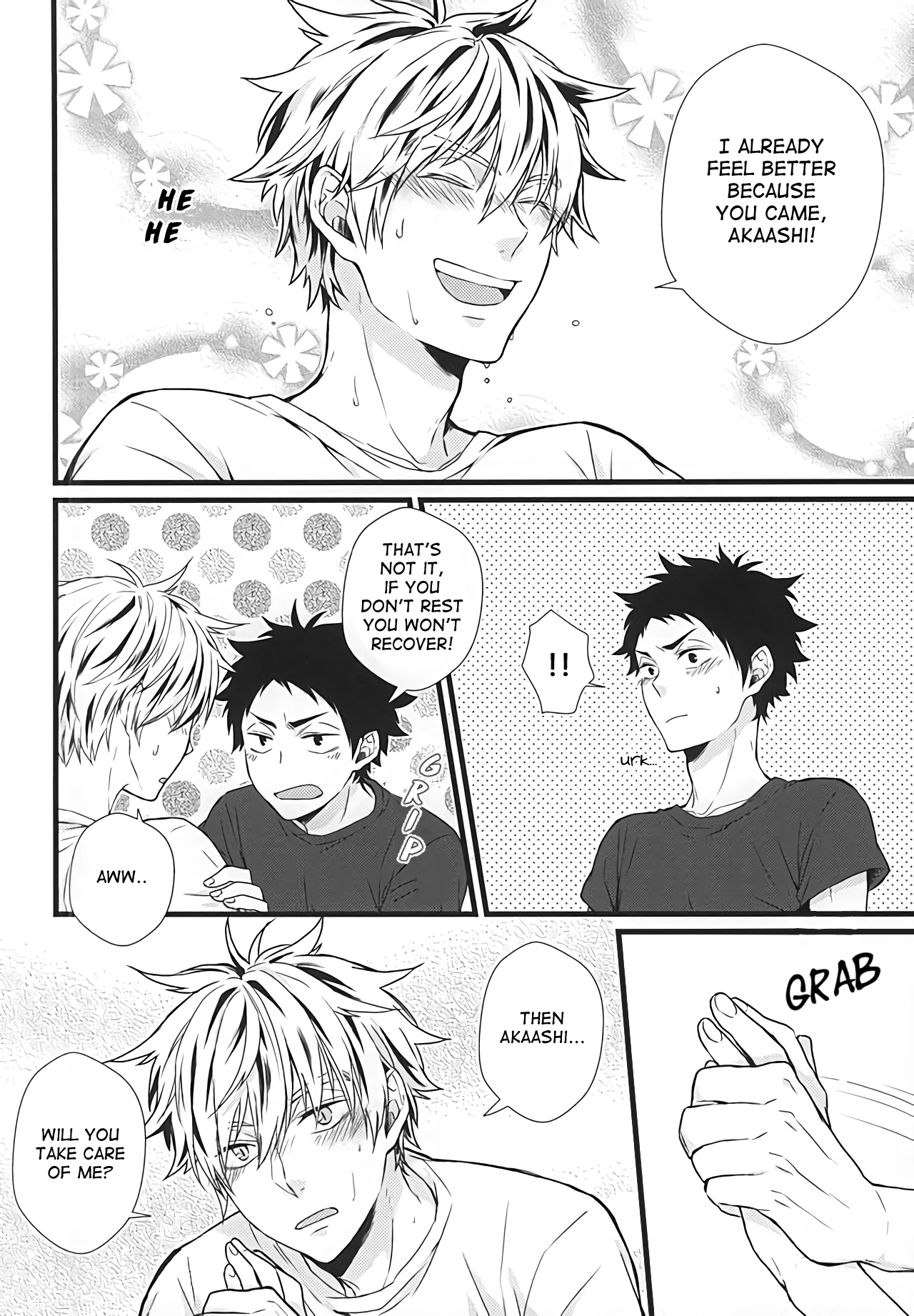 (RTS!!5) [AURORA (Uino)] Kyou Dake Desu yo? (Haikyuu!!) [English] [Homies over Hoes] page 5 full