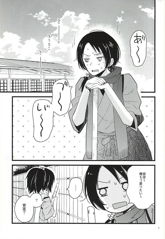 (C88) [MintWall (Miyata)] Atsukute Tokechaisou (Touken Ranbu) page 2 full