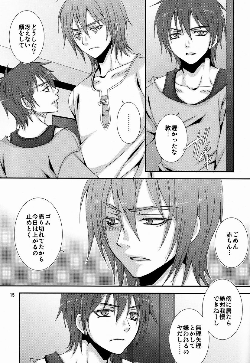 (C82) [VALIANT (Shijima Kiri)] Dakara Ore wa, H ga Dekinai. (Kuroko no Basuke) page 14 full