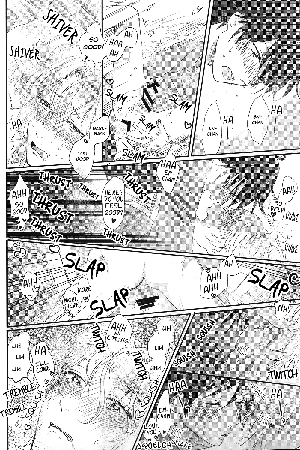 (Muteki no LOVE Prince) [ajiMi (Maiji)] Suki Suki Skin (Binan Koukou Chikyuu Bouei-bu LOVE!) [English] [ebil_trio] page 23 full