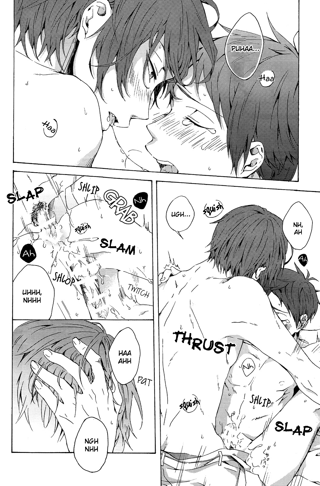 (Renai Jiyuugata! entry4) [iroiro (Mizore)] Warui Kuse (Free!) [English] [Holy Mackerel] page 19 full