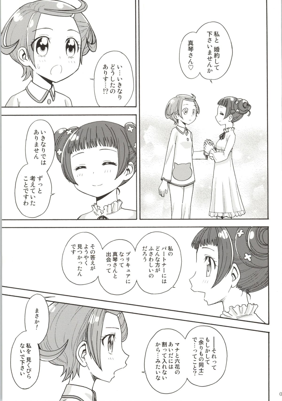 (C86) [Jam Kingdom (Jam Ouji)] Dokidoki! Precious Wedding (Dokidoki! Precure) page 2 full