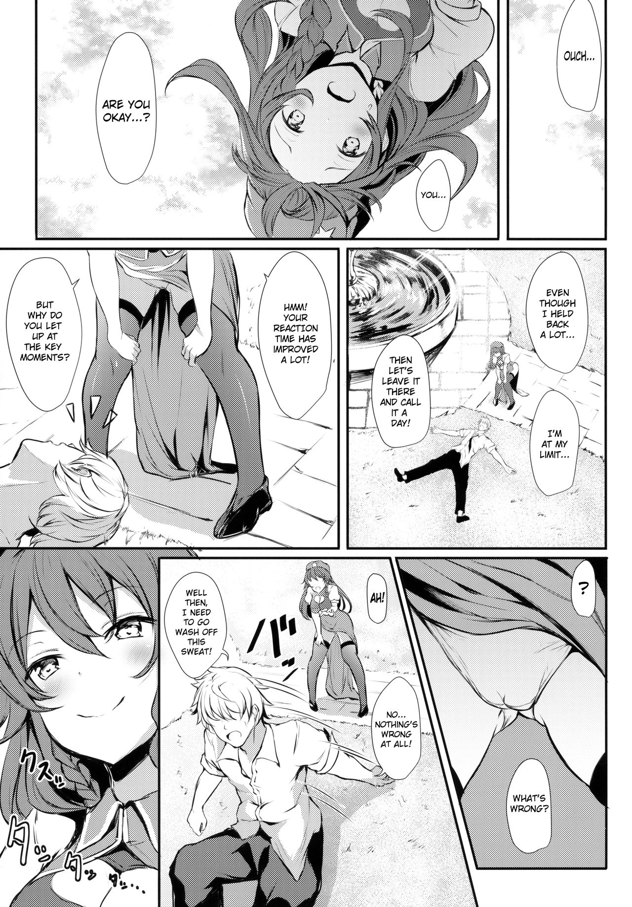 (Shuuki Reitaisai 5) [@mousse (Yukisiro Arte)] Meiling ni Keiko Tsukete Moraitai!! (Touhou Project) [English] [CoC] page 6 full