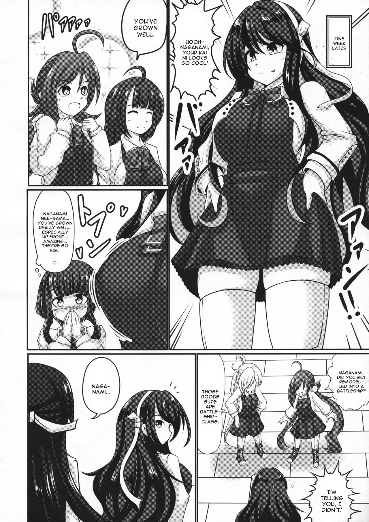 (C94) [Bouzen Meiden R (Anago)] Naganami Milk Kai Ni (Kantai Collection -KanColle-) [English] [constantly] page 6 full