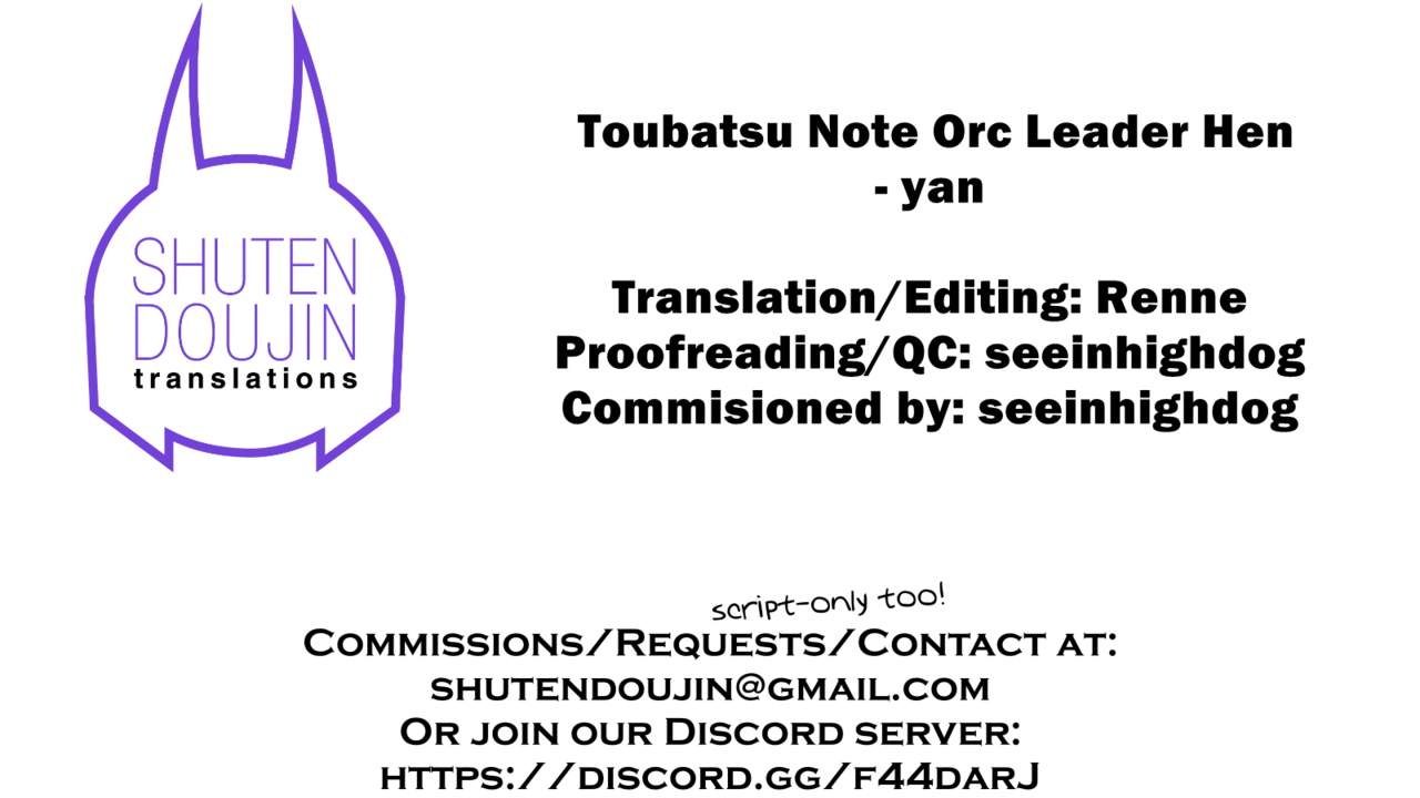 [Seikei Doujin (Yan)] Toubatsu Note Orc Leader Hen [English] [SDTLs] [Digital] page 41 full