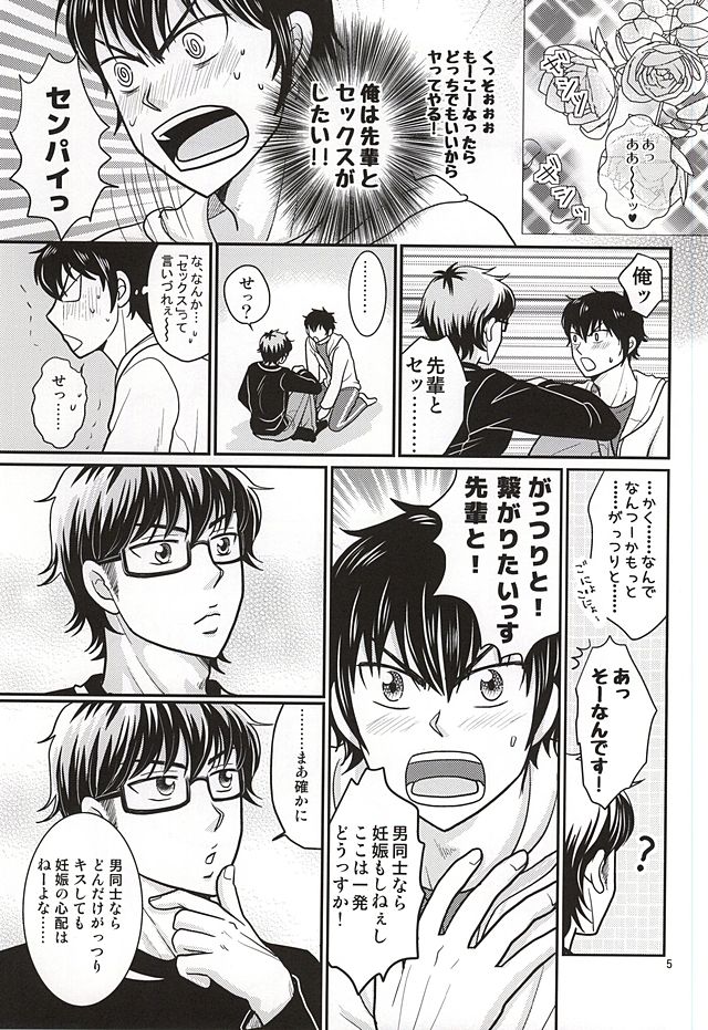 (Winning Shot 2) [SG (naoko)] Ore no kareshi wa E Cup Emerald (Daiya no Ace) page 4 full