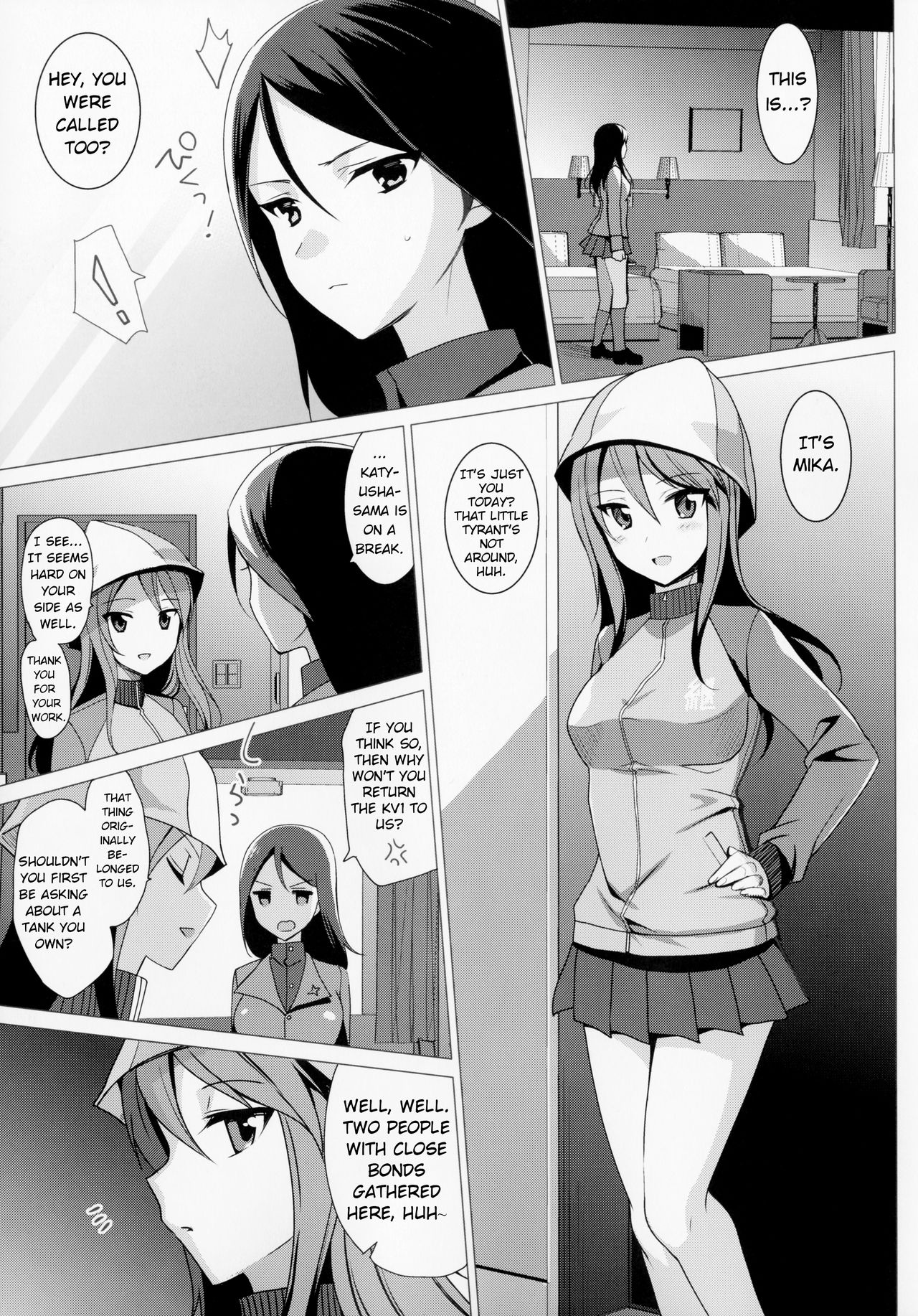 (C90) [abgrund (Saikawa Yusa)] Mika VS Nonna no Sponsor War! (Girls und Panzer) [English] [GSpot] page 4 full