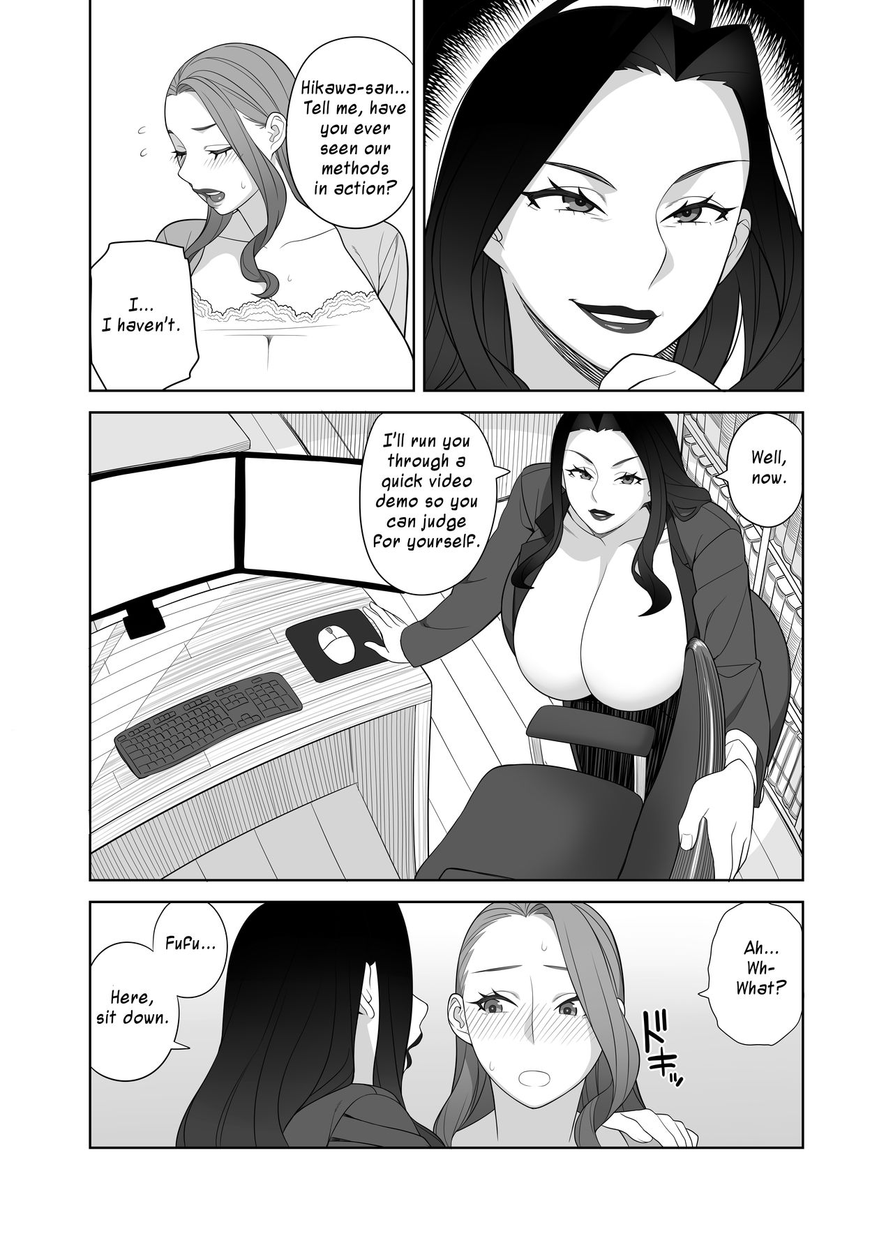 [Sangeriya (Hidarikiki)] Bakunyuuin Haha wa Gakuenchou no Onna | Buxom Mother and Headmistress [English] [Szayedt] [Digital] page 4 full