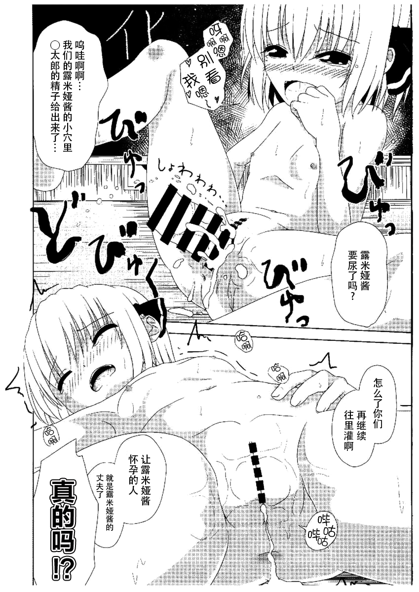 (Reitaisai 12) [Wasshoi Koubou (Hayami Sakura)] Terakoya Shoushika Taisaku (Touhou Project) [Chinese] [脸肿汉化组] page 18 full