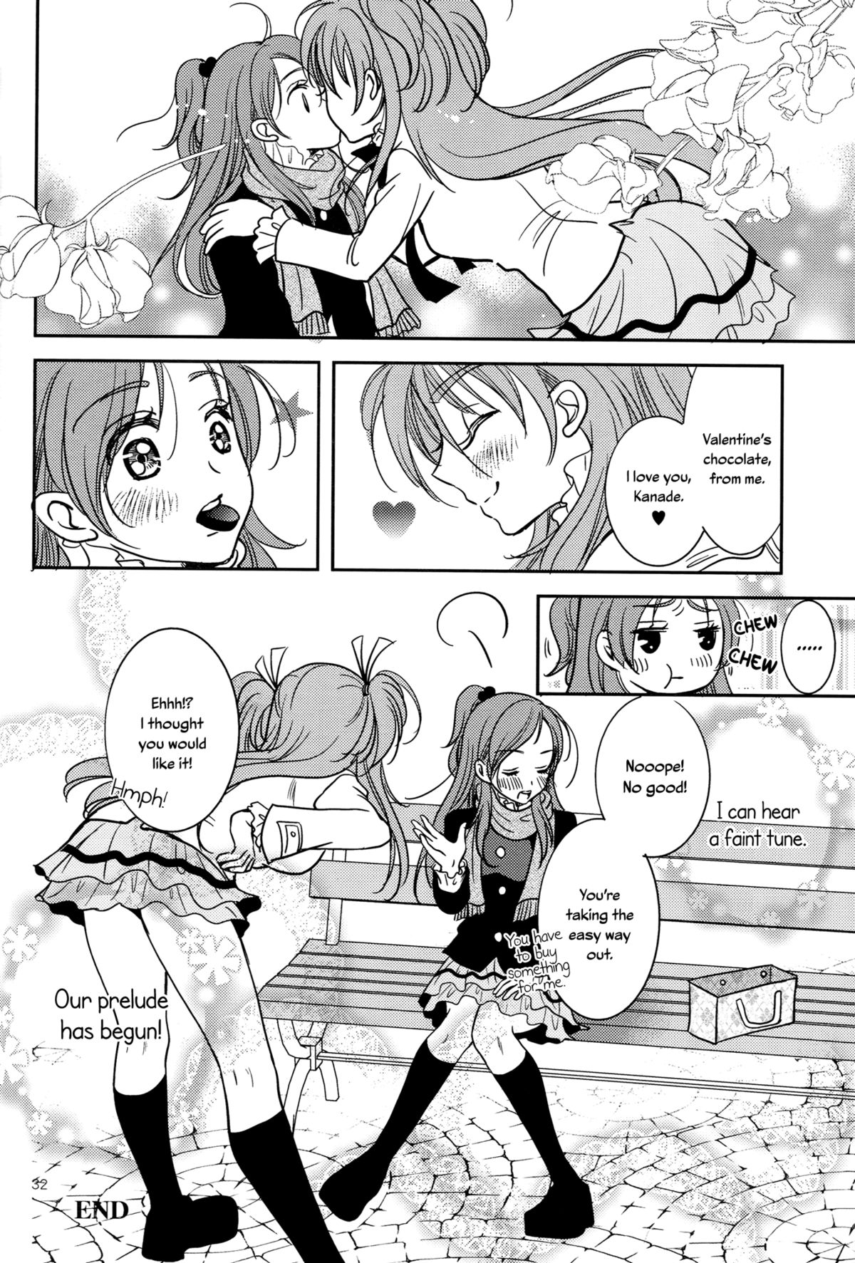 (C83) [Cherry Moon (K-Zima)] Tokimeki no Prelude - Let's Play the Prelude of Love (Suite PreCure!) [English] [Yuri-ism] page 31 full