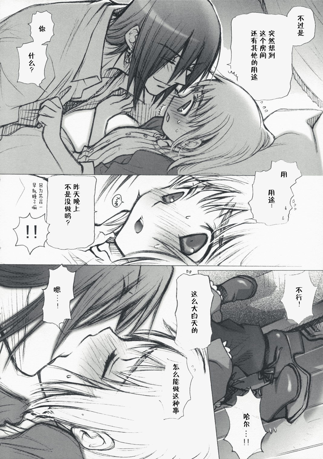 (C69) [BAD SHEEP (Shimokitazawa Suzunari)] HONEY SAIDS (Howl's Moving Castle)[Chinese] [莉赛特汉化组] page 11 full