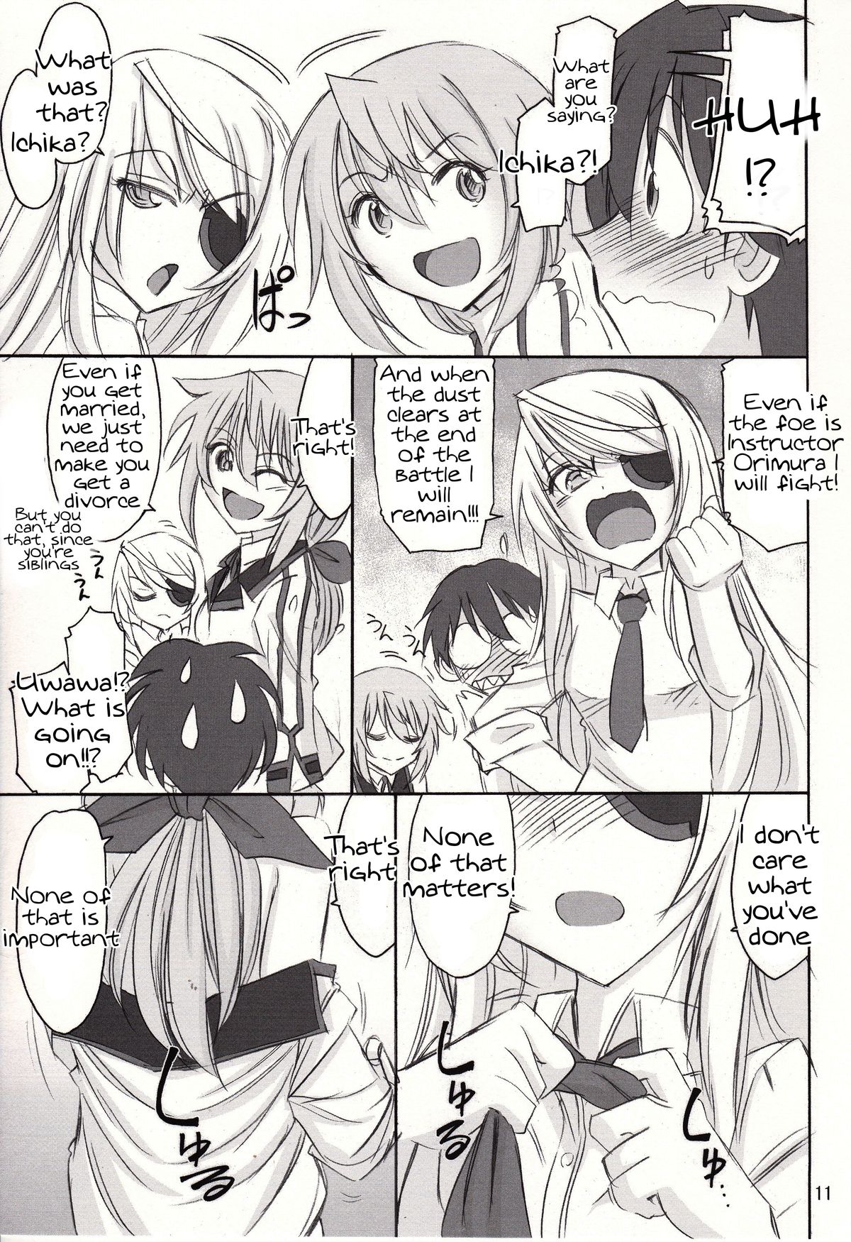 (C81) [EINSATZ GRUPPE {Charlie Nishinaka)] Black & White (IS <Infinite Stratos>) [English] [Tigoris Translates] page 12 full