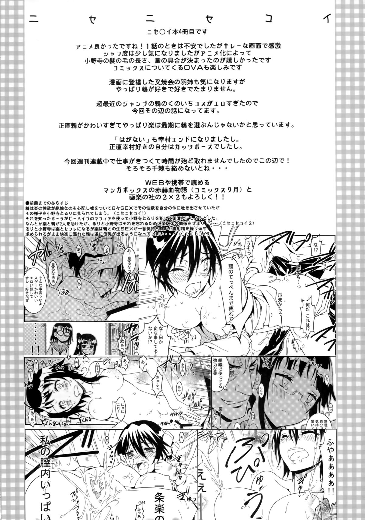 (C86) [Project Harakiri (Kaishaku)] Nisenisekoi 4 (Nisekoi) page 3 full