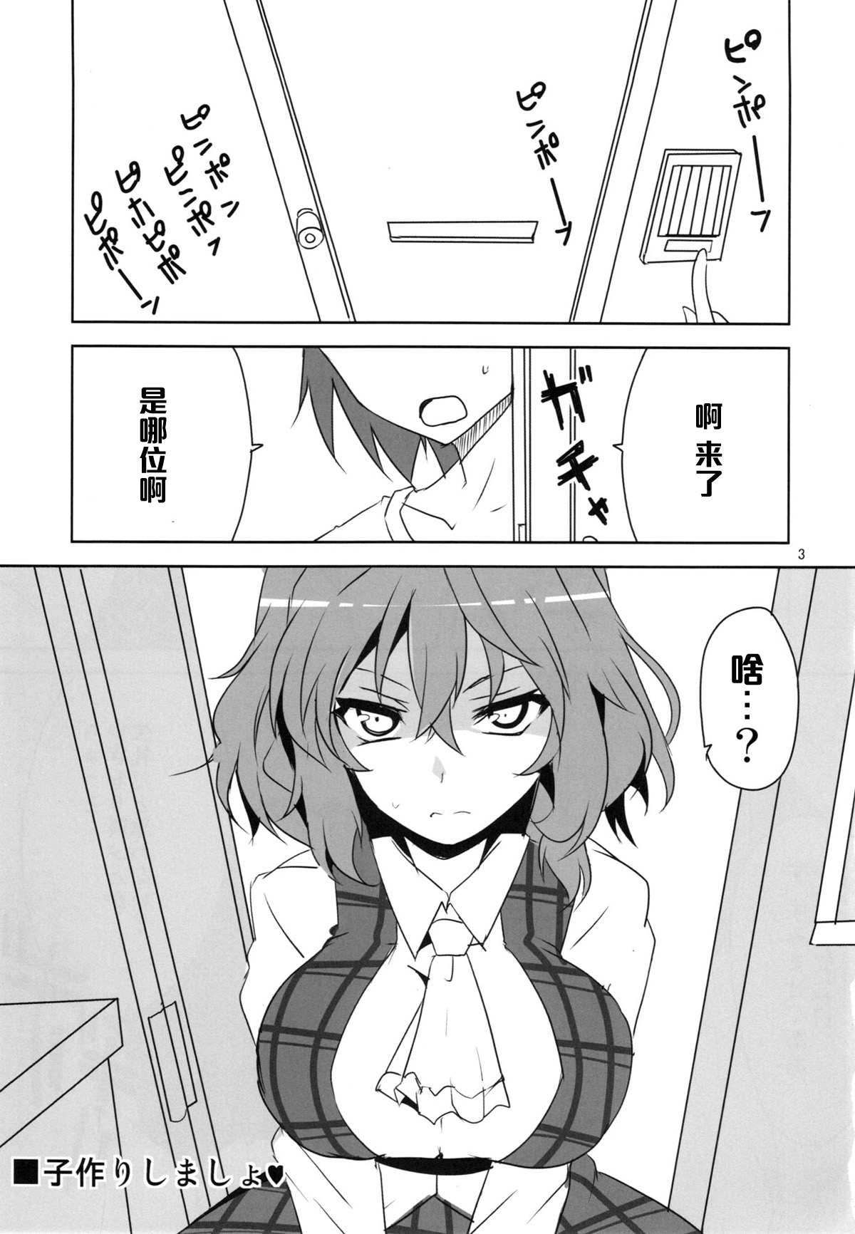 (Reitaisai 10) [BlueMage (Aoi Manabu)] Kodanezukuri Shimasho (Touhou Project) [Chinese] [黑条汉化] page 5 full