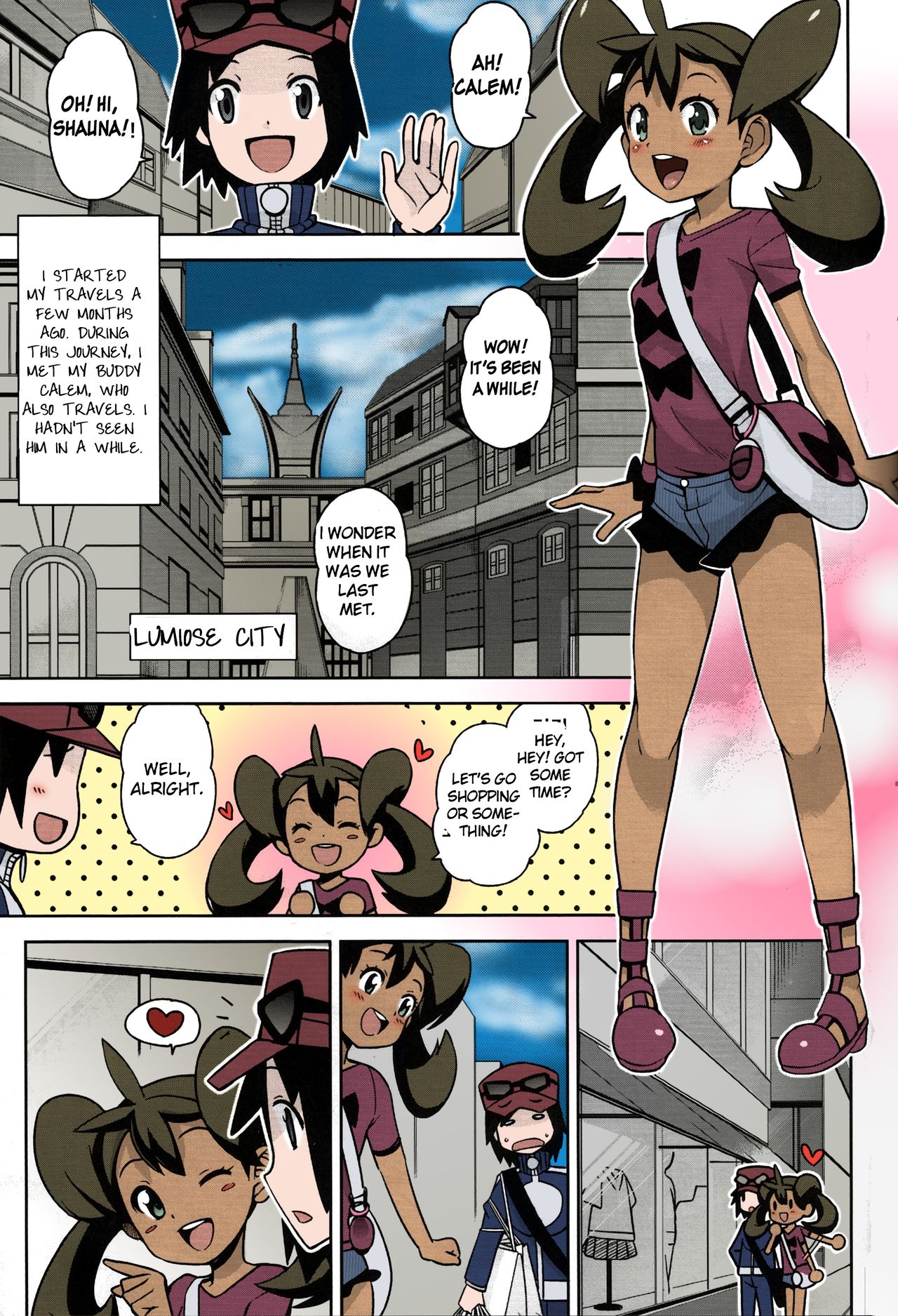 (C85) [Funi Funi Lab (Tamagoro)] Chibikko Bitch XY (Pokémon) [English] [Colorized] [Decensored] page 4 full