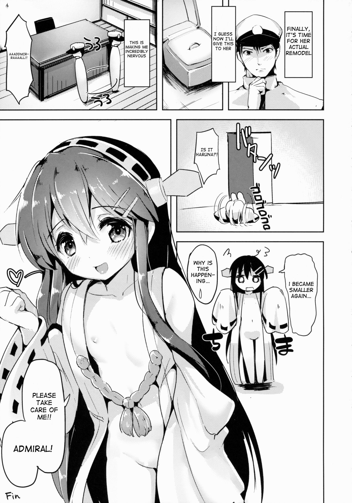 (C88) [Namanamago (Shiba Nanasei)] Loli Haruna ga Teitoku no Seieki de Moto ni Modoru Hon (Kantai Collection -KanColle-) [English] {Cutegirls} page 24 full