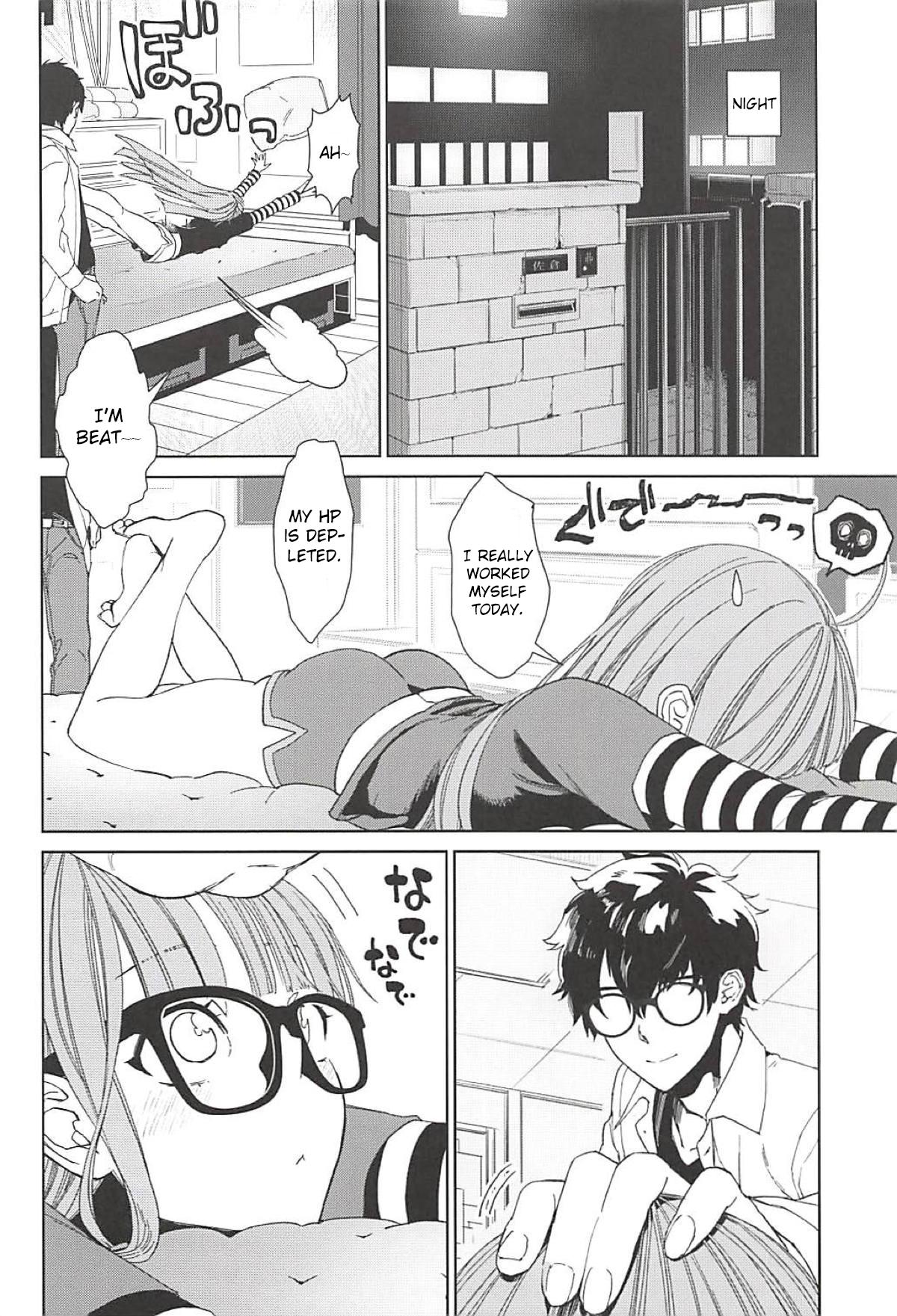 (C94) [Kindergarten (Hobo3)] Futaba to Kareshi no Ecchi na Ichinichi (Persona 5) [English] [CrowKarasu] page 7 full