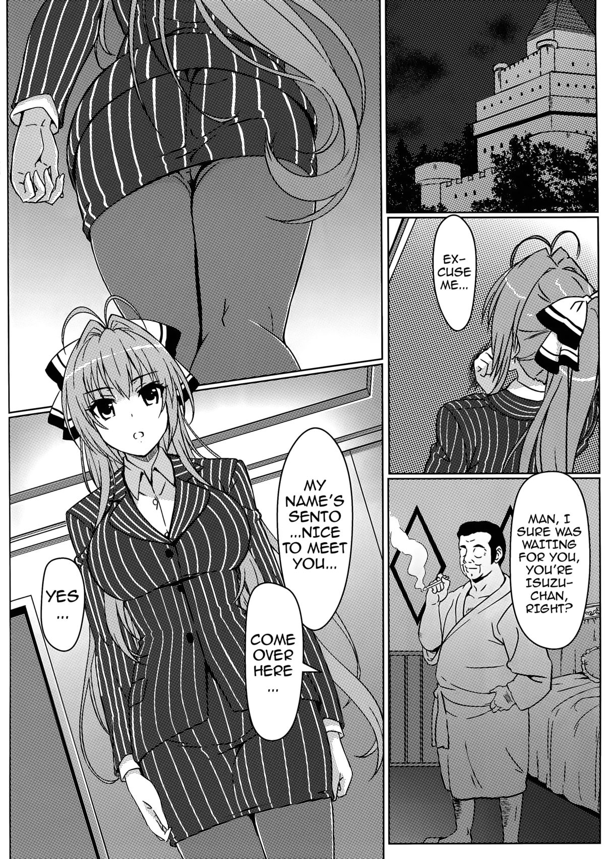 (C87) [Kaminari-Neko (Eitarou)] Isuzu no Nangi na Oshigoto | Isuzu's Difficult Job (Amagi Brilliant Park) [English] [doujin-moe.us] page 5 full