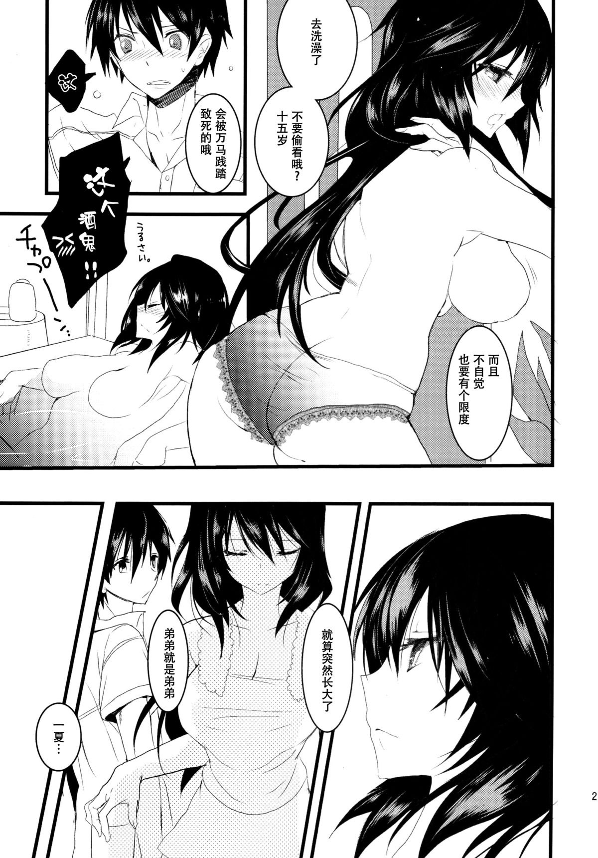 (COMIC1☆6) [Otona Shuppan (Hitsuji Takako)] Infinite ☆ Seicross 3 (IS <Infinite Stratos>) [Chinese] [脸肿汉化组] page 22 full