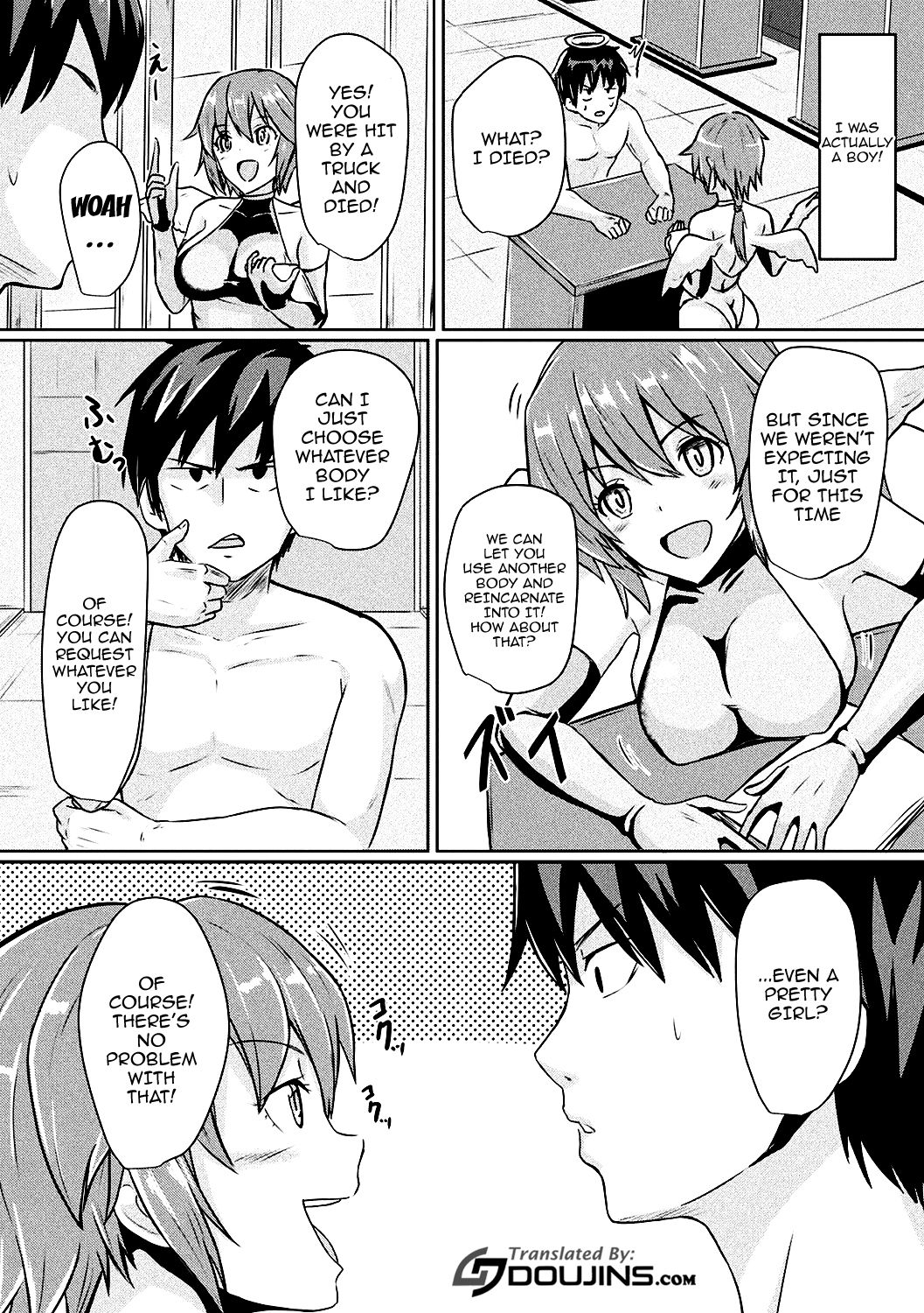 [Anthology] Saikai Shita Shinyuu (♂) wa Bitch deshita (Bessatsu Comic Unreal TS Bitch ~Yaritagari Nyotaika Bishoujo-tachi~ Vol. 2) [English] {doujins.com} [Digital] page 23 full