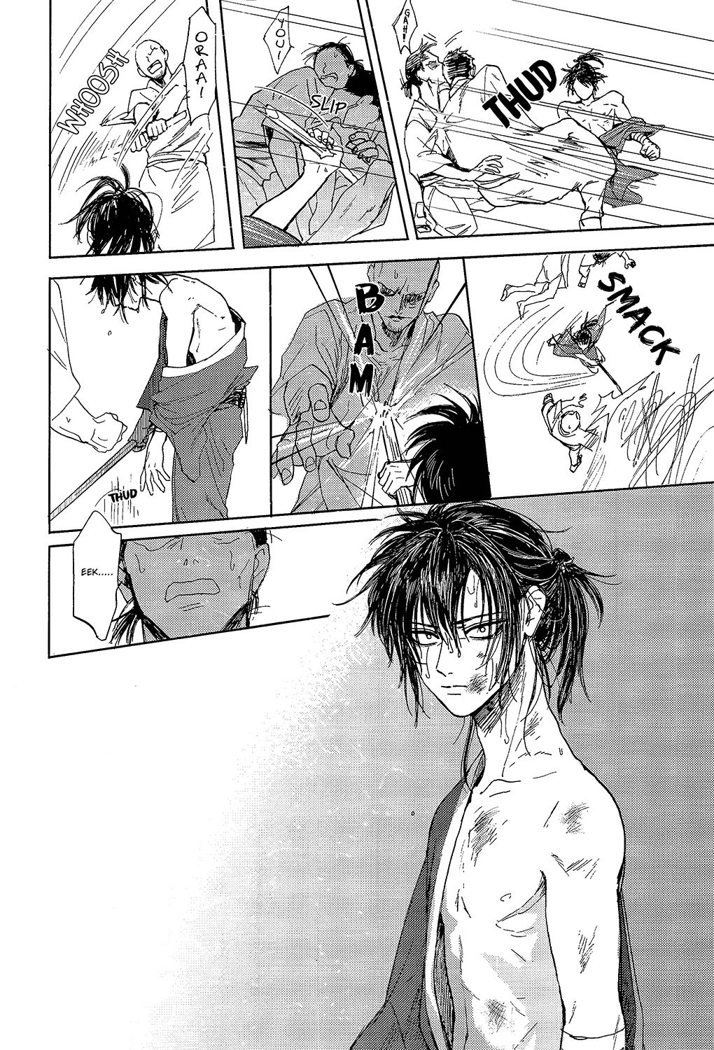 (C94) [Gekirin (Syaku)] Yowacchimauze | Become Weak (Gintama) [English] [Baragaki Scans] page 44 full